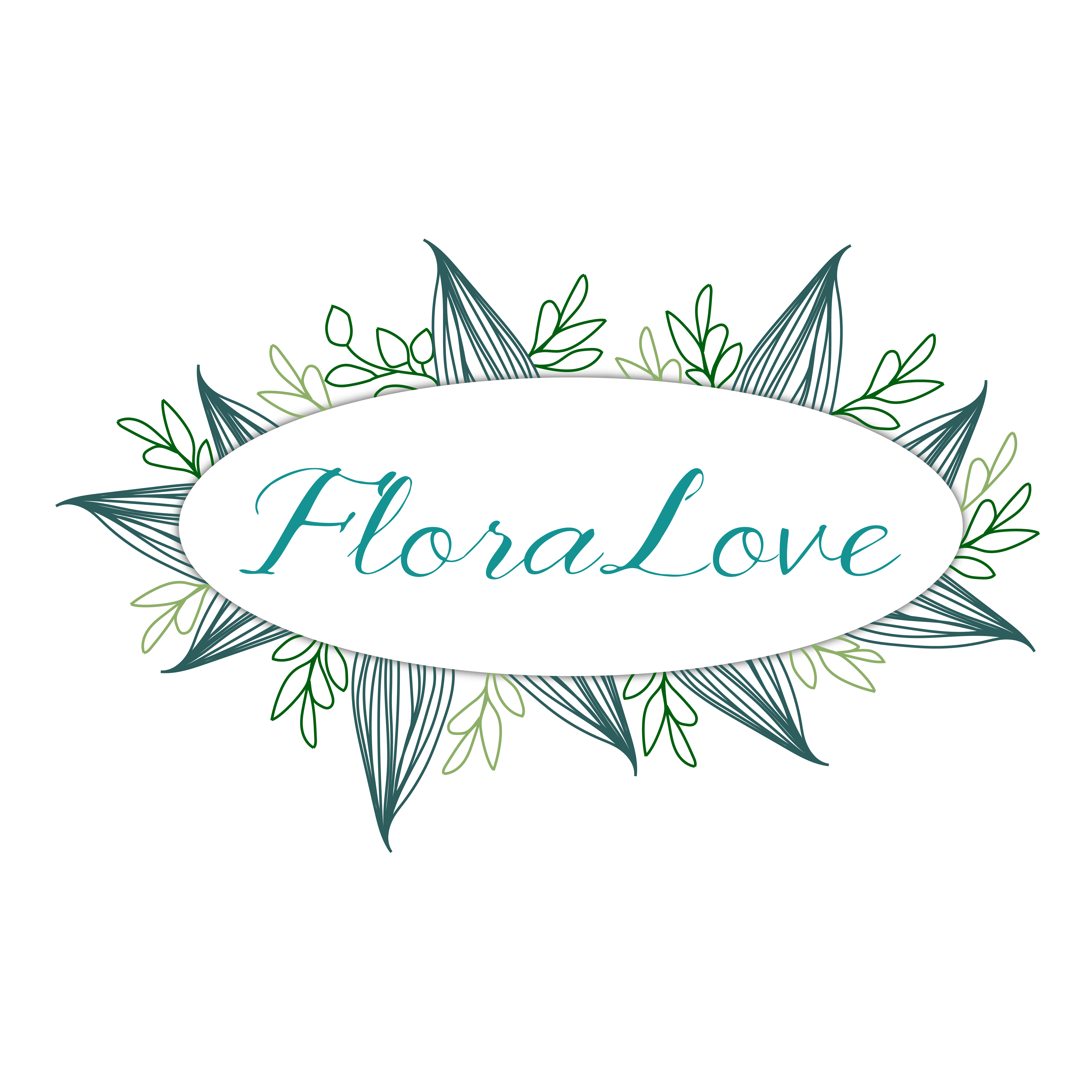 Pre-made Logo: Flora Love