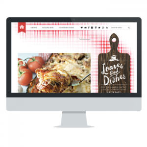 Website for Loaves and Dishes by Powersful Studios