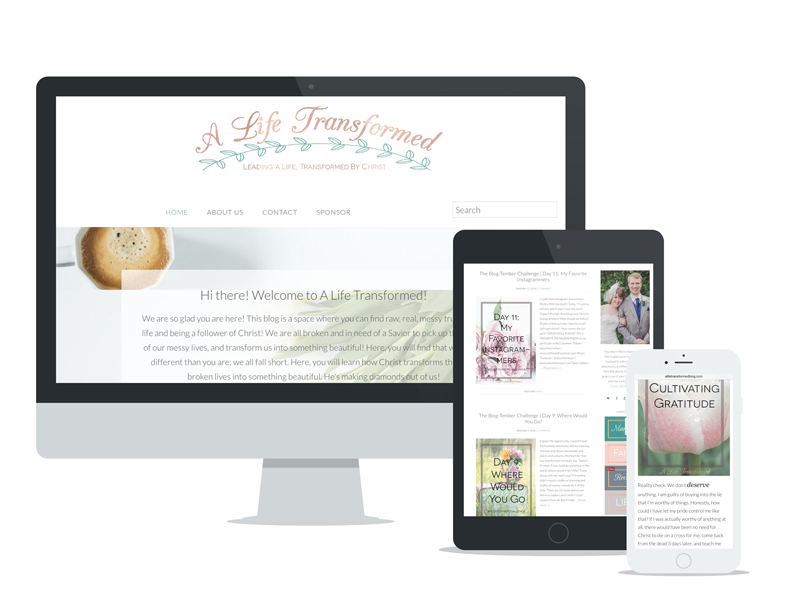 A Life Transformed website by Powersful Studios